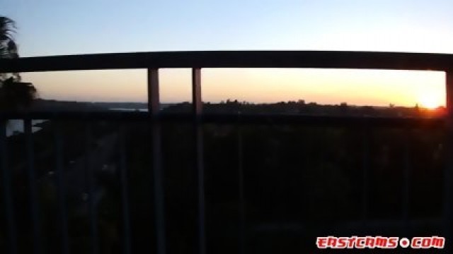 SWEET FILIPINA PUSSY: SUNSET FINGERING