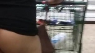 Ass flash in Public