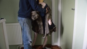 Destroying Bella's lovely faux fur coat