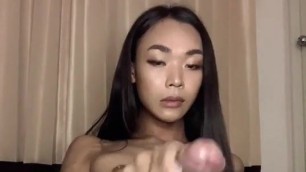 Big cock asian tgirl