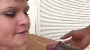 Black guy fucks a cowgirl in her ass