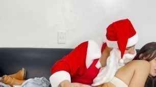 Submissive girl is punished and penetrated by Santa Claus