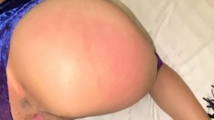 Tessa Dom fucks a fan in an hotel room. Tied & spanked Part 3