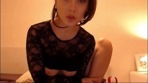 Italian babe fingering on cam - hotcams365&period;com