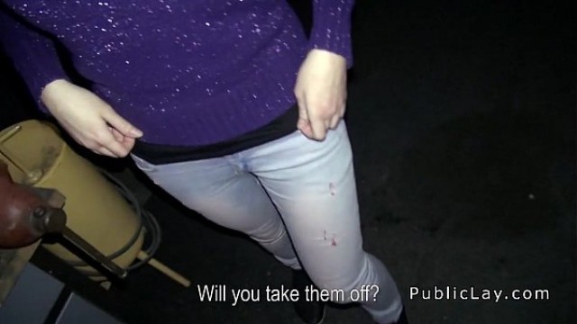 Cash hungry amateur sucks in public pov